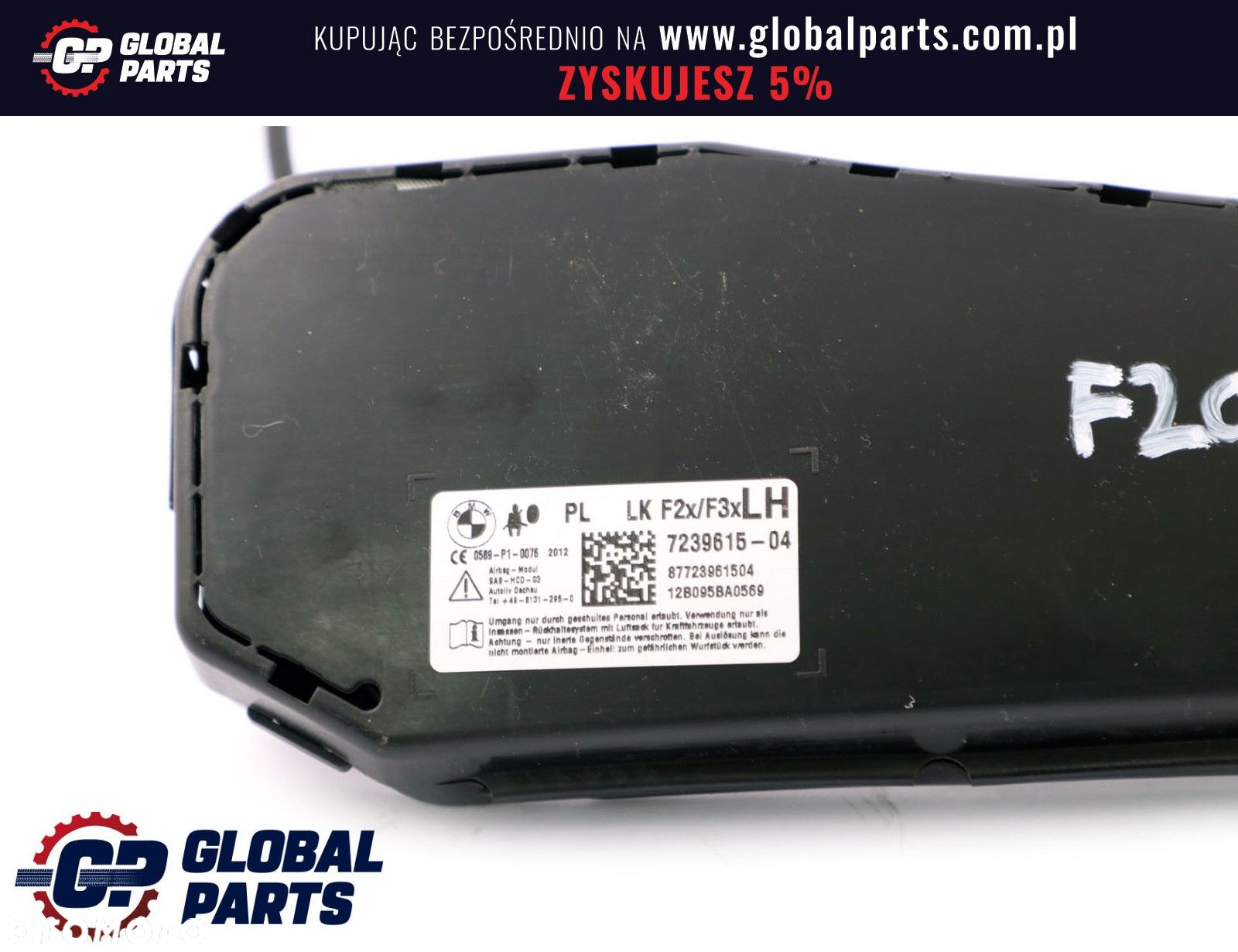 BMW F20 F21 F30 F31 Poduszka Fotela Lewa Airbag - 2