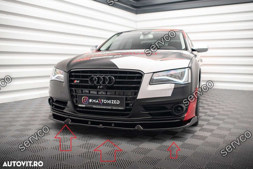 Pachet Prelungiri Body kit tuning Audi S8 D4 2012-2015 v8 - Maxton - 7