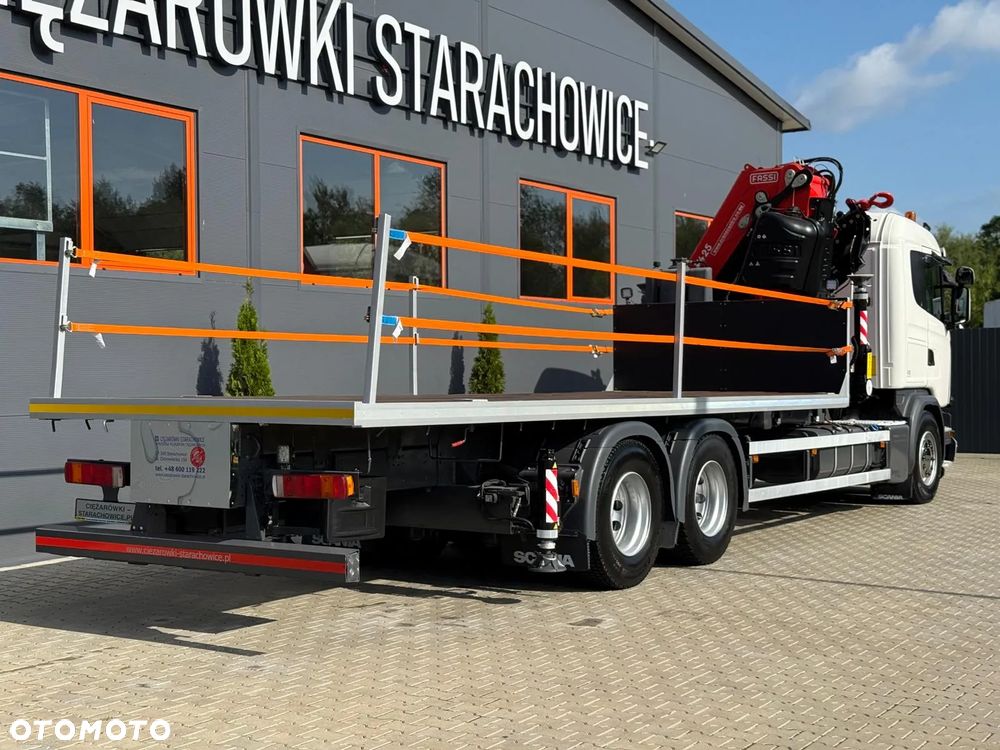 Scania Scania SCANIA G 320 // 6x2 6x4 // platforma z żurawiem FASSI F425RA.2.24 - 6