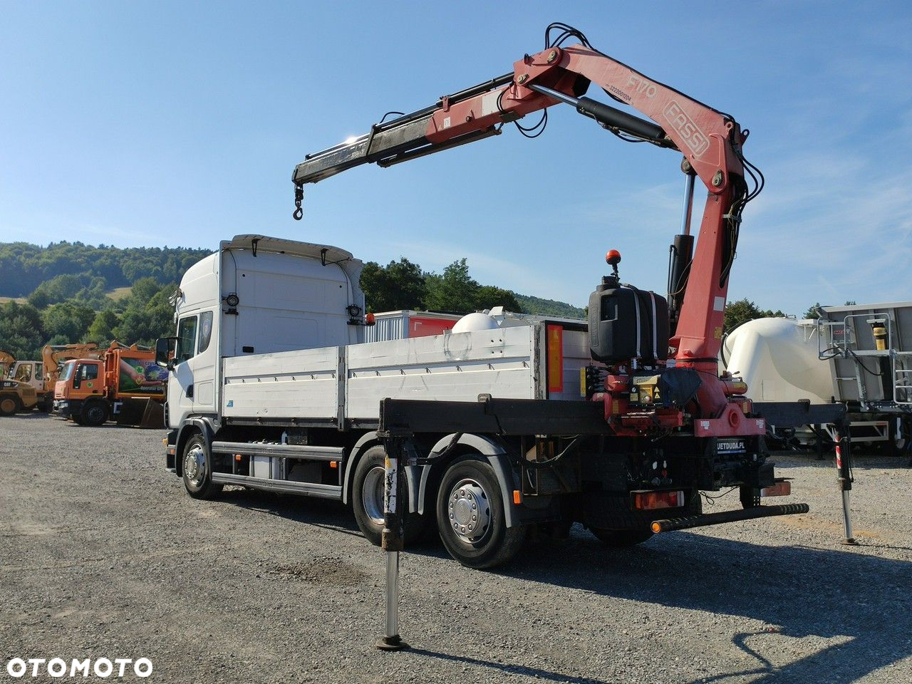 Scania 124L 420 6x2 Retarder HDS FASSI F170 Budowlanka - 4