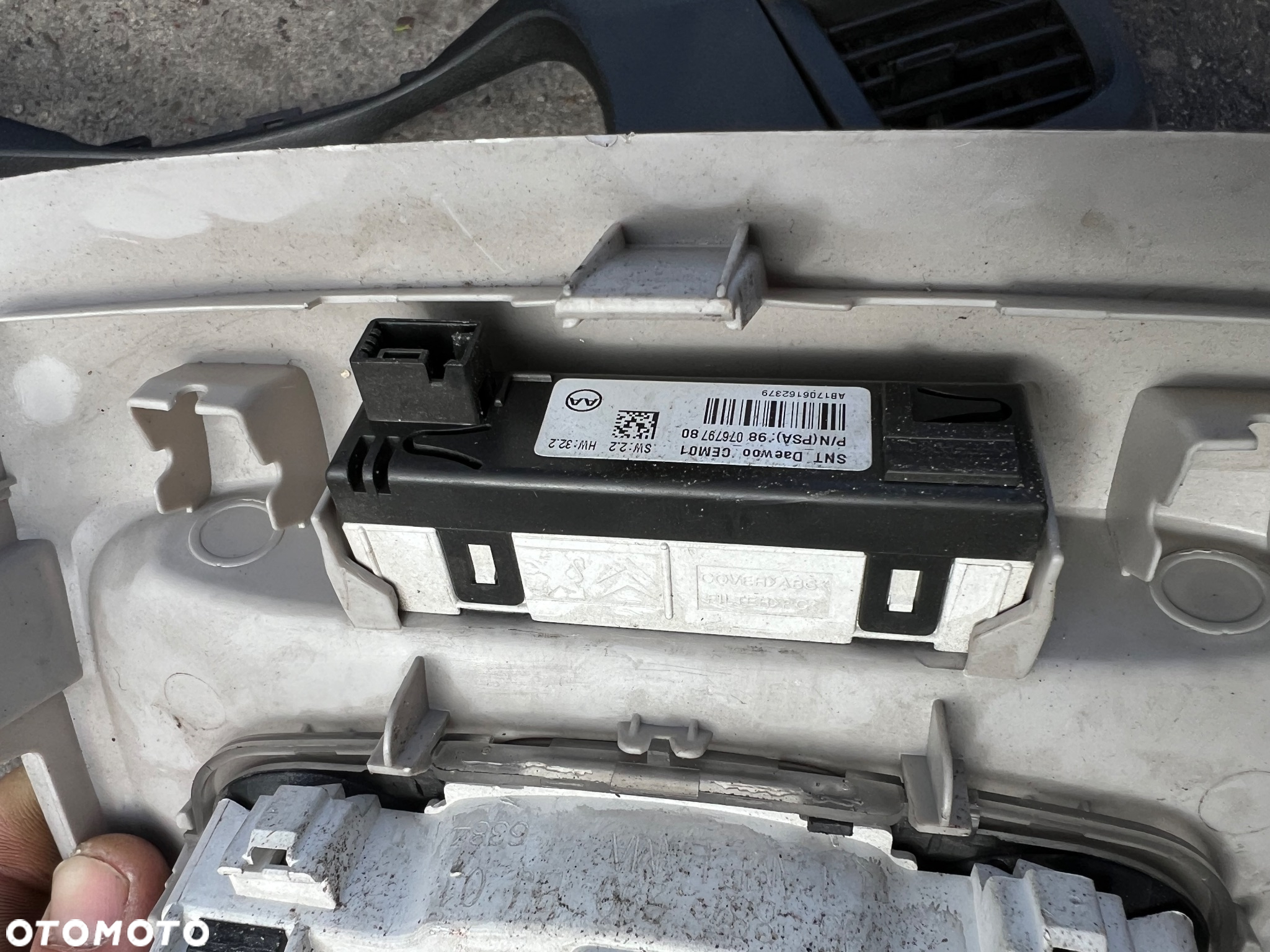 Citroen jumpy nagrzewnica manetka licznik konsola  stacyjka kolumna kierownicza moduł bsi radio panel klimatyzacji - 19