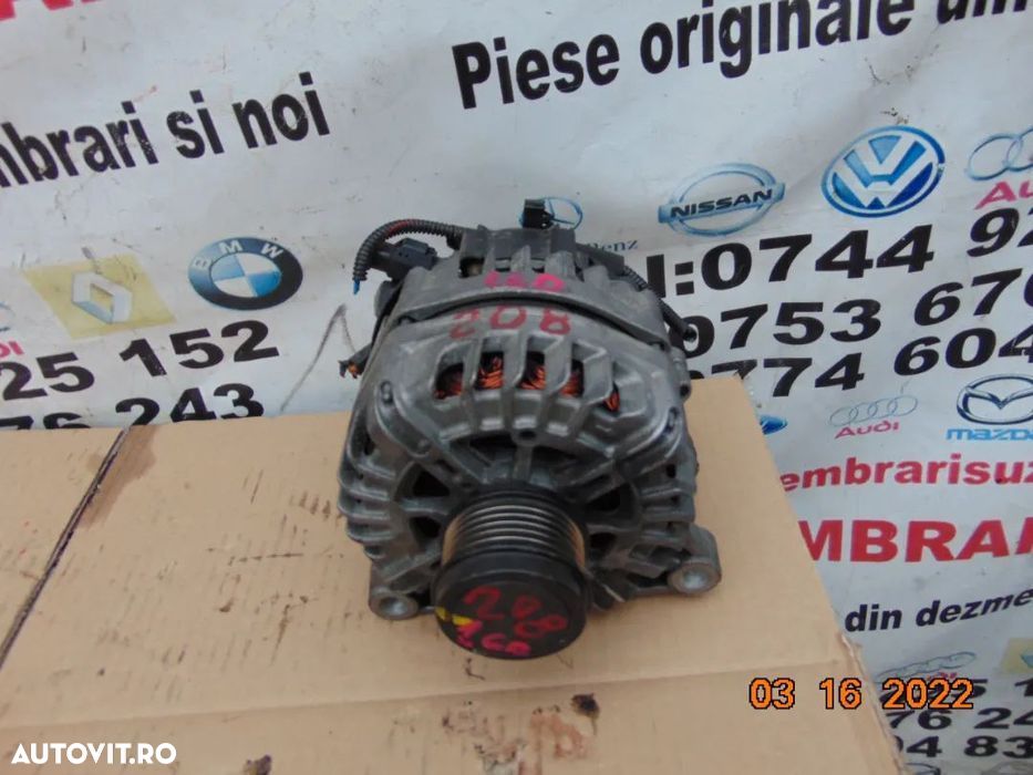 Alternator Peugeot 1.6hdi 1.5hdi 208 308 Citroen c3 c4 partner berling - 1