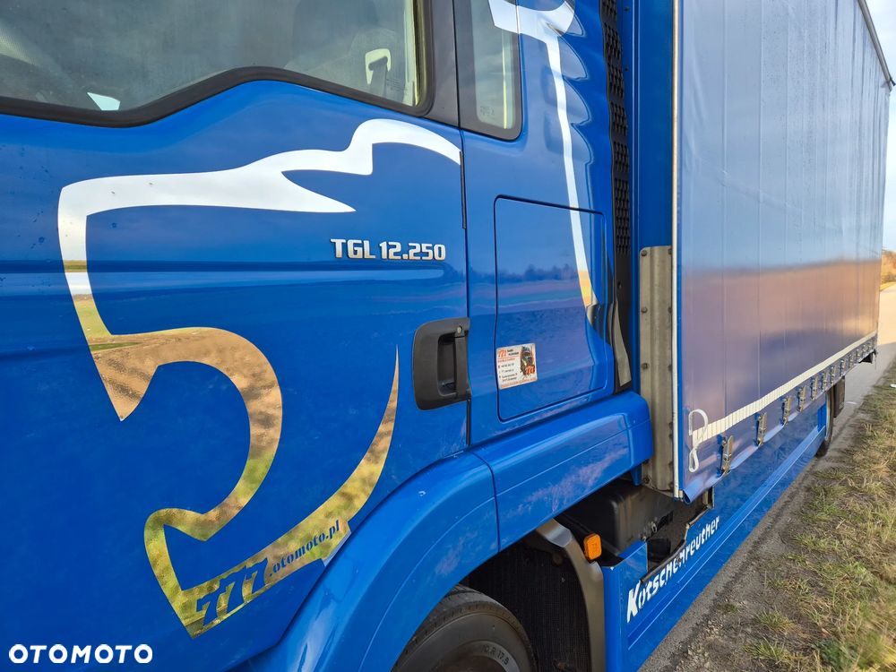 MAN TGL 12.250 cena za ZESTAW TANDEM UNIKAT przebieg z Niemiec MANUAL HAK / EURO 6 / przyczepa zestaw jumbo / opony 80% - 10
