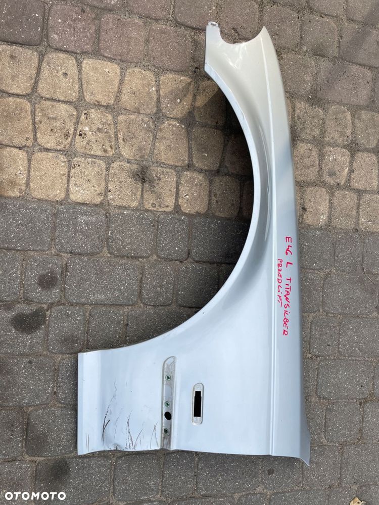 błotnik lewy bmw e46 sedan kombi titansilber przedlift oryginał - 1