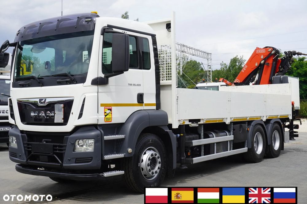 MAN TGS 26.420 6×4 / Fassi F215A.2.24 / Pilot / Rotator / platforma 6.7 m_257300 - 1