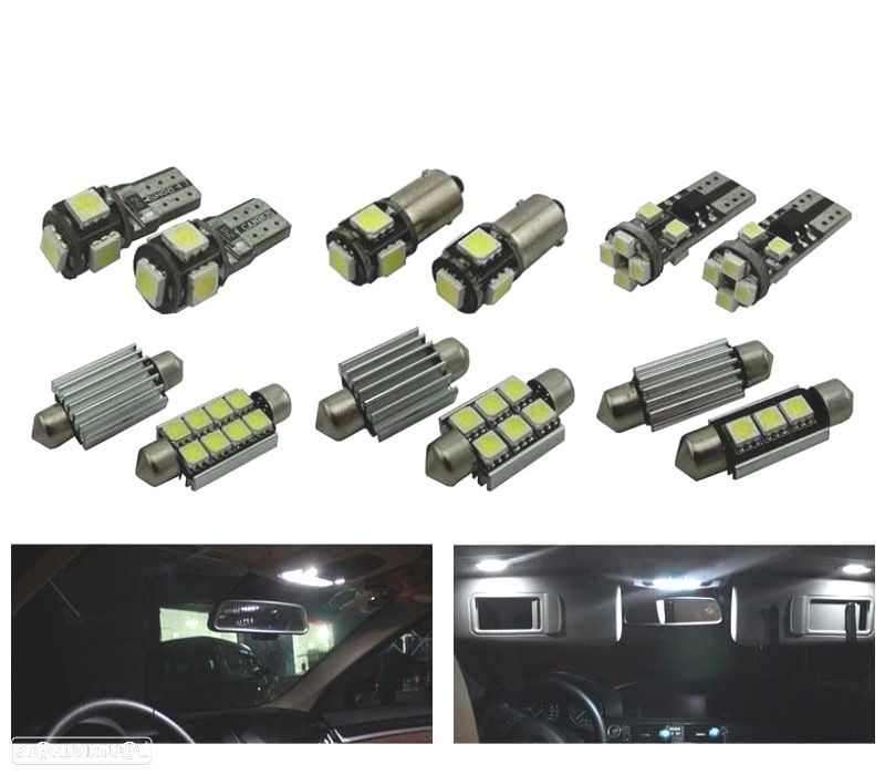 KIT COMPLETO 18 LAMPADAS LED INTERIOR PARA BMW SERIE 3 F30 F35 F80 320I 328I 335I 340I XDRIVE ACTIVE - 1