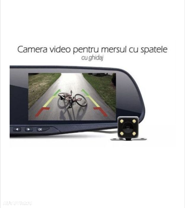 Camera Video Auto Dubla Tip Oglinda Full-HD - 2
