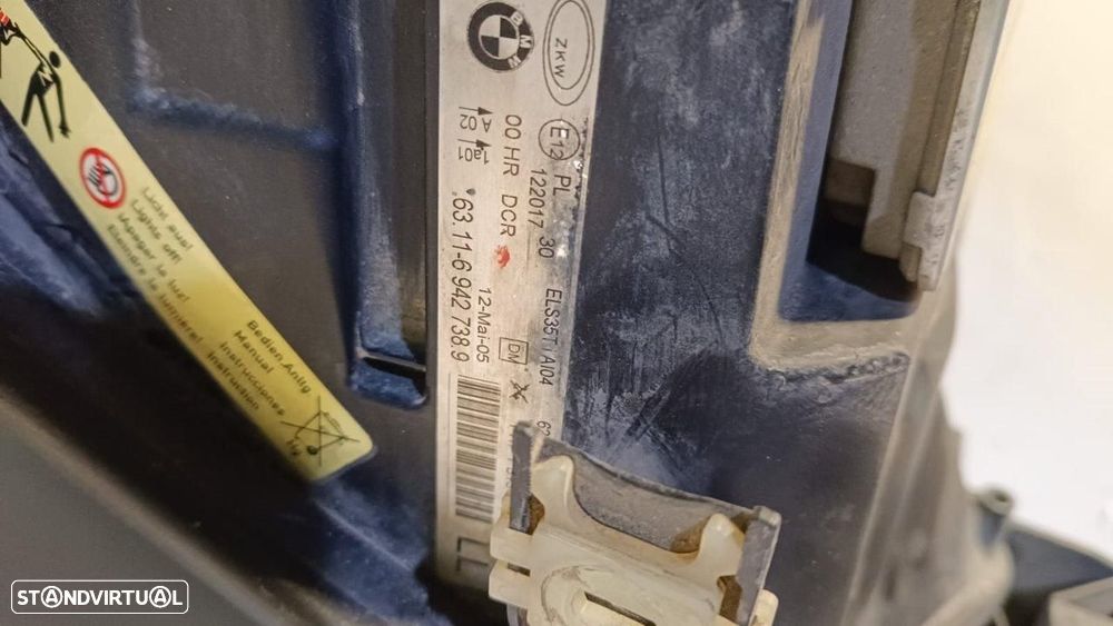 FAROL DIREITO BMW SERIE 3 BERLINA E90 - 5