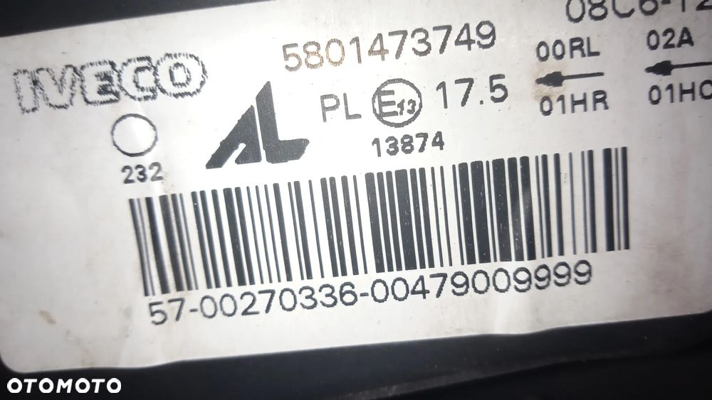 Zderzak przód CC50105 CC50162 Grill lampa lewa prawa 5801473750 5801473749 halogen Iveco Daily IV 14- IS35SI - 11