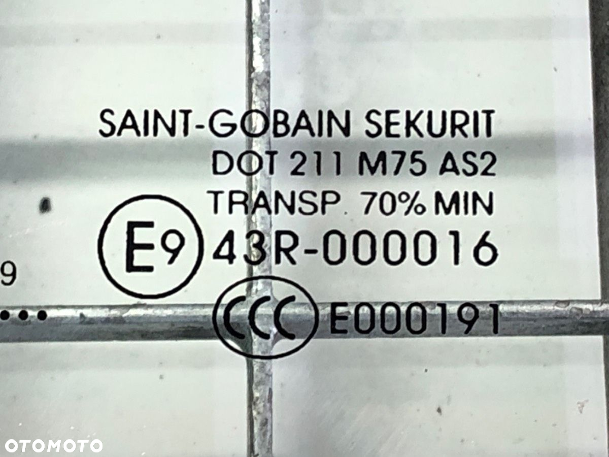 SZYBA DRZWI PRZÓD LEWA - 434.00 PLN - CITROEN C4 III (BA_, BB_, BC_) 2020 - 2022 1.2 PureTech 130 - 3