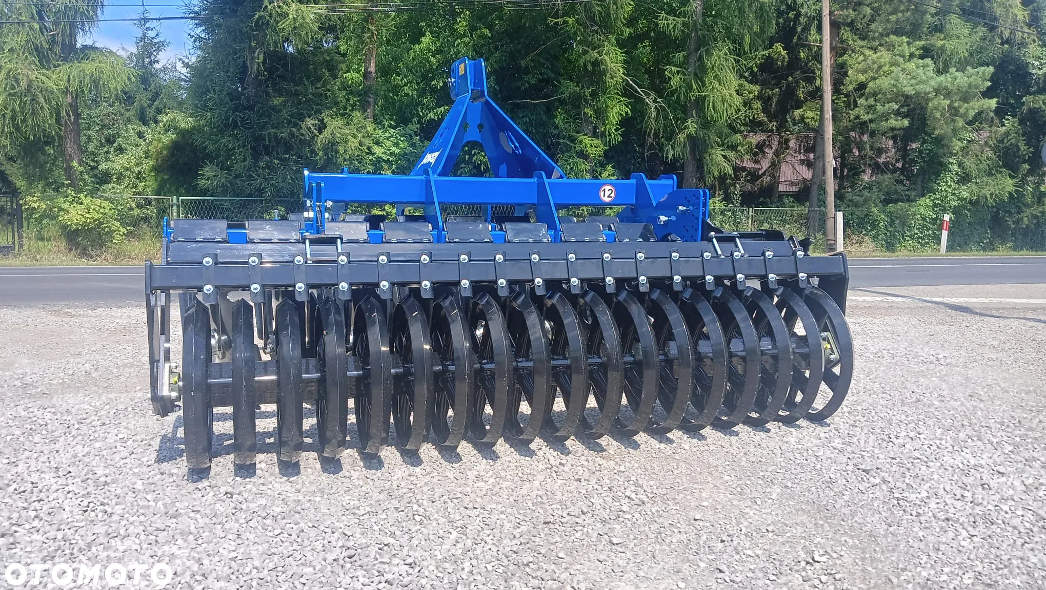 BRONA TALERZOWA średnia/ medium JANPOL/ talerze 510 +wał rura/ struna - 8