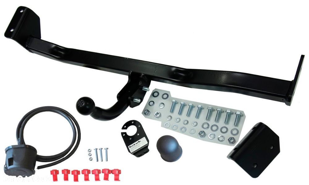 KOMPLETNY NOWY HAK HOLOWNICZY WIĄZKA + KONEKTORKI  TOYOTA YARIS 1 I 3+5 DRZWI od 1999 do 2006 + FL - 2