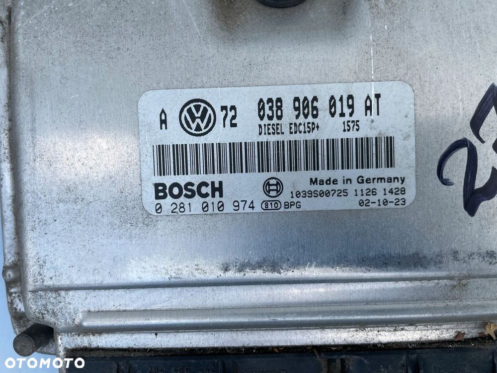 STEROWNIK SILNIKA VW GOLF IV BORA 1.9 TDI 038906019AT - 2