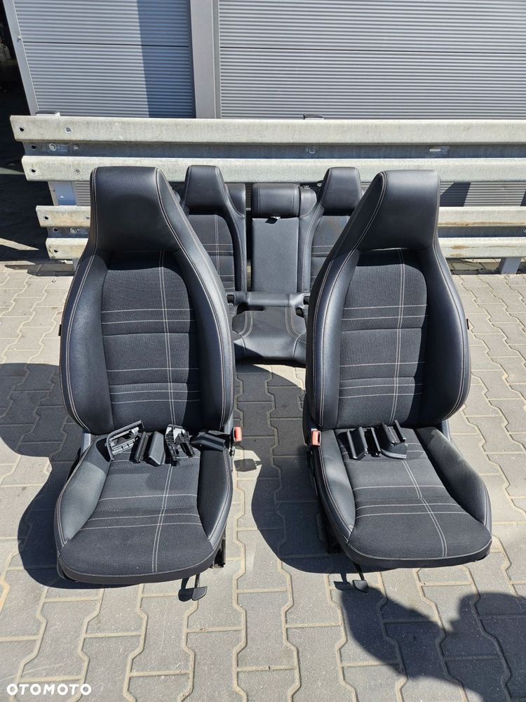 kanapa fotele kpl. półskóra mercedes cla w117 amg sedan - 1