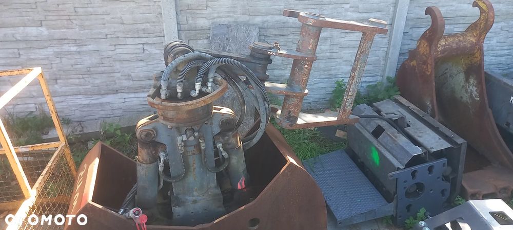 Łyżka chwytakowa 60cm verachter 56cm m. uszami obrotowa hydrauliczna do kop kołowej - 14