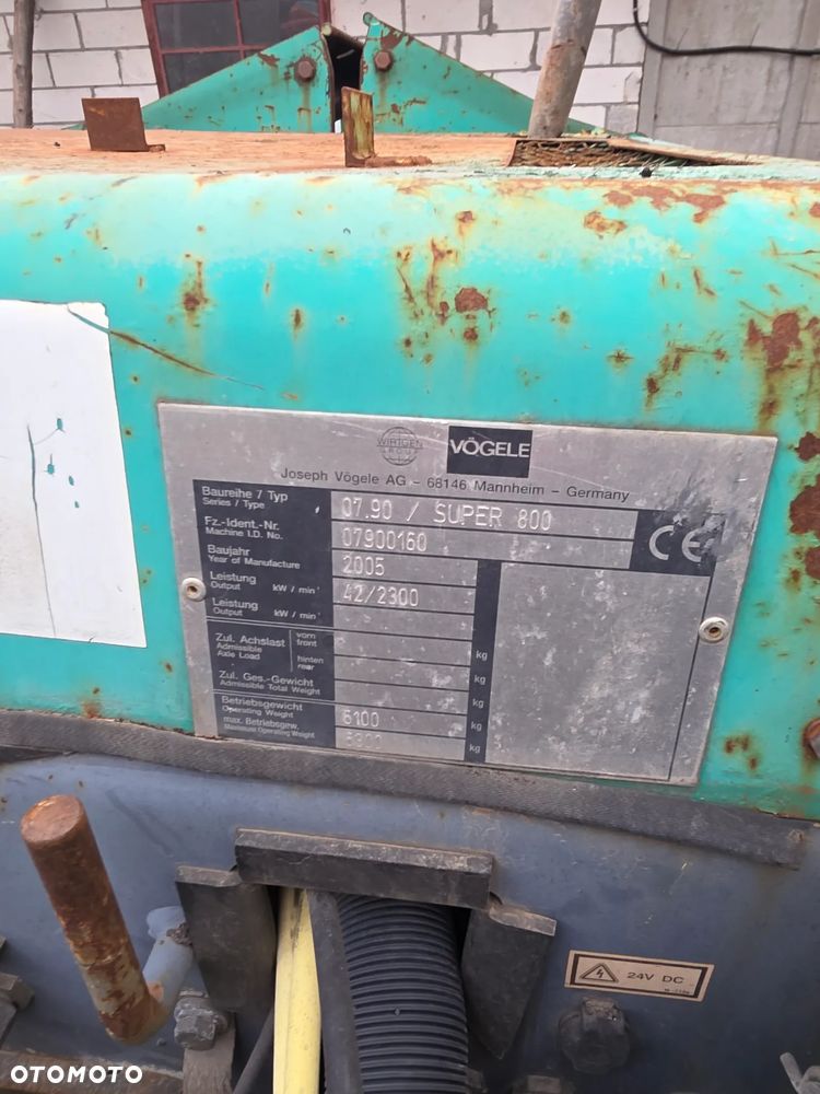 Vogele Super 800 - 8