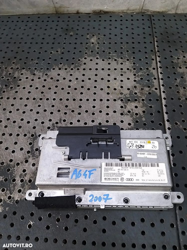 Display navigatie bord audi a6 c6 4f 4f0919603b - 2