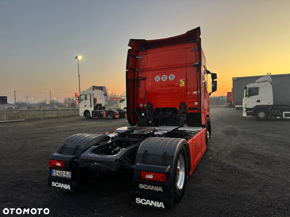 Scania R500 / Automat / Retarder / Full Spoiler / Klima Postojowa / Tył 4 poduszki / z Francji - 8