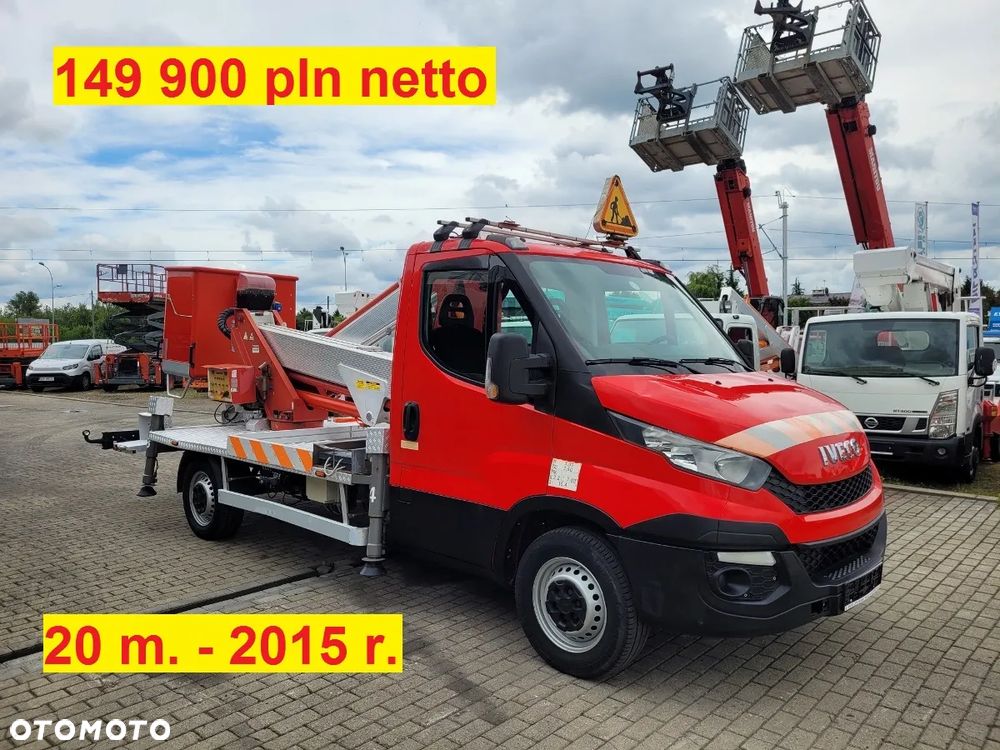 Renault Maxity podnośnik koszowy 26 m 25 m 24 m 22 m 21 m 20 m 18 m - 9