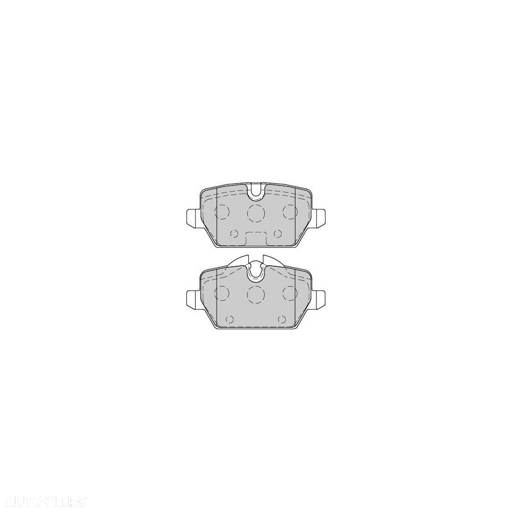 Placute frana spate Bmw Seria 1 (E81), 09.2006-12.2011, marca SRLine S70-1614 - 1