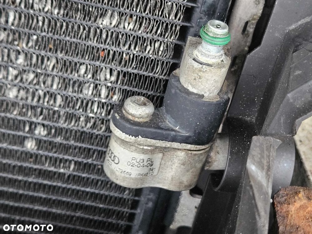 Pas Przedni Wzmocnienie Czołowe Belka Zderzaka Chłodnice Intercooler Wentylator 1.8 2.0 TFSI 2.0 TDI AUDI A4 B8 - 23