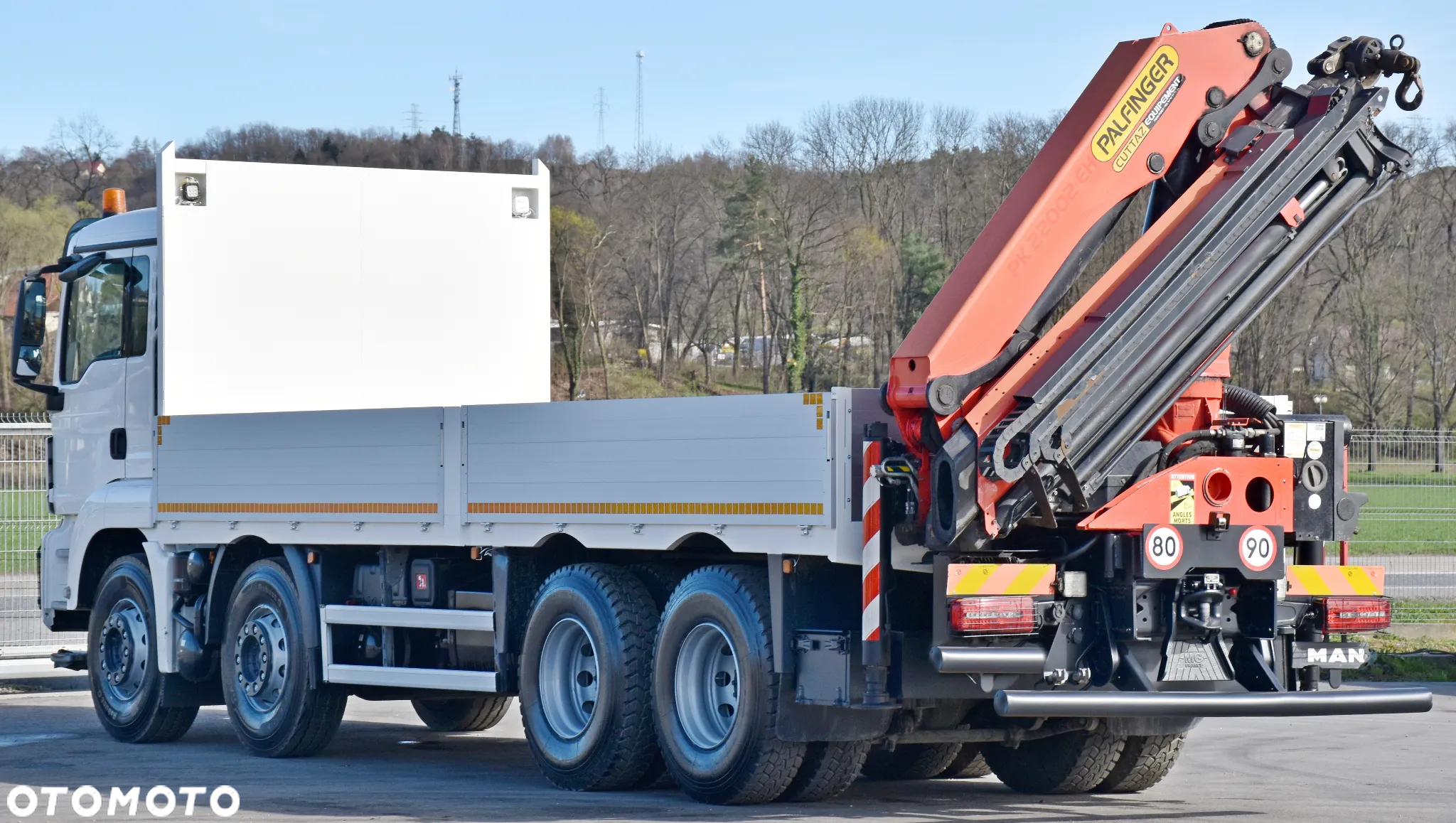 MAN TGS 35.500 * SKRZYNIA 7,15 m * PK 22002-EH C + PILOT / 8x4 - 7