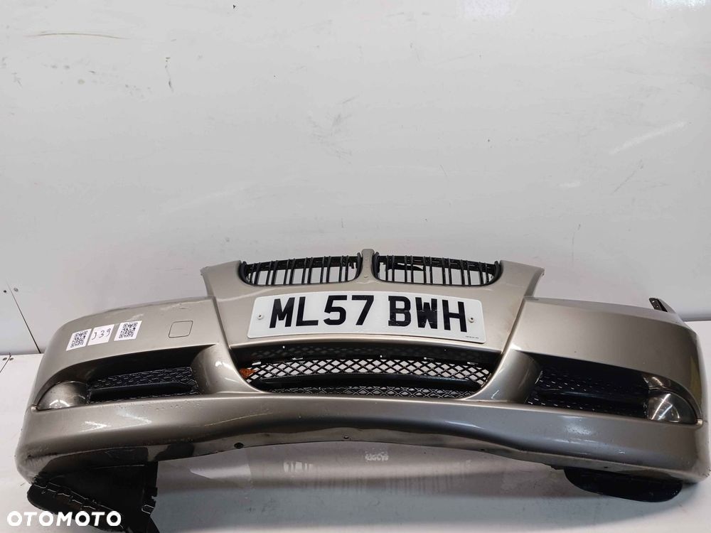 + ZDERZAK PRZÓD PRZEDNI DO BMW E90 E91 PLATINBRONZE ZŁOTY PIASKOWY HALOGENY - 1