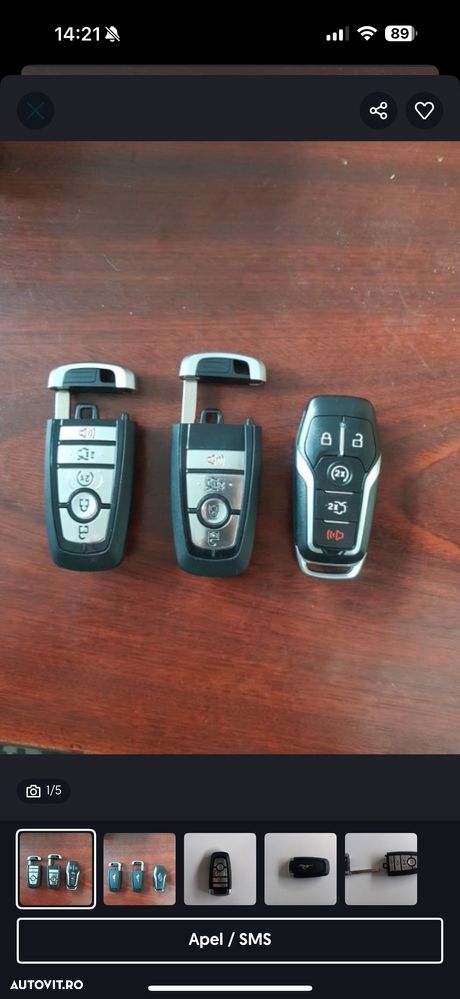 2015-2025 Cheie Ford Mustang F 150-250 Edge Explorer - 1