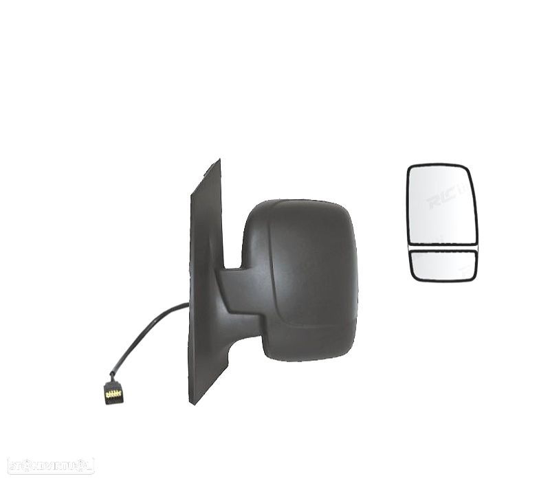ESPELHO COMPLETO ESQUERDO PEUGEOT EXPERT 07-16 REBATÍVEL DUPLO - 1