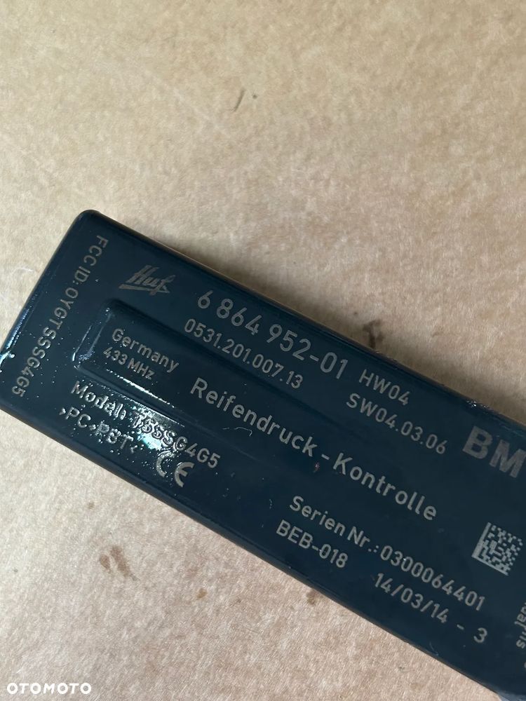 BMW F01 F06 F07 F10 F25 CZUJNIK OPON RDC 6864952 - 3