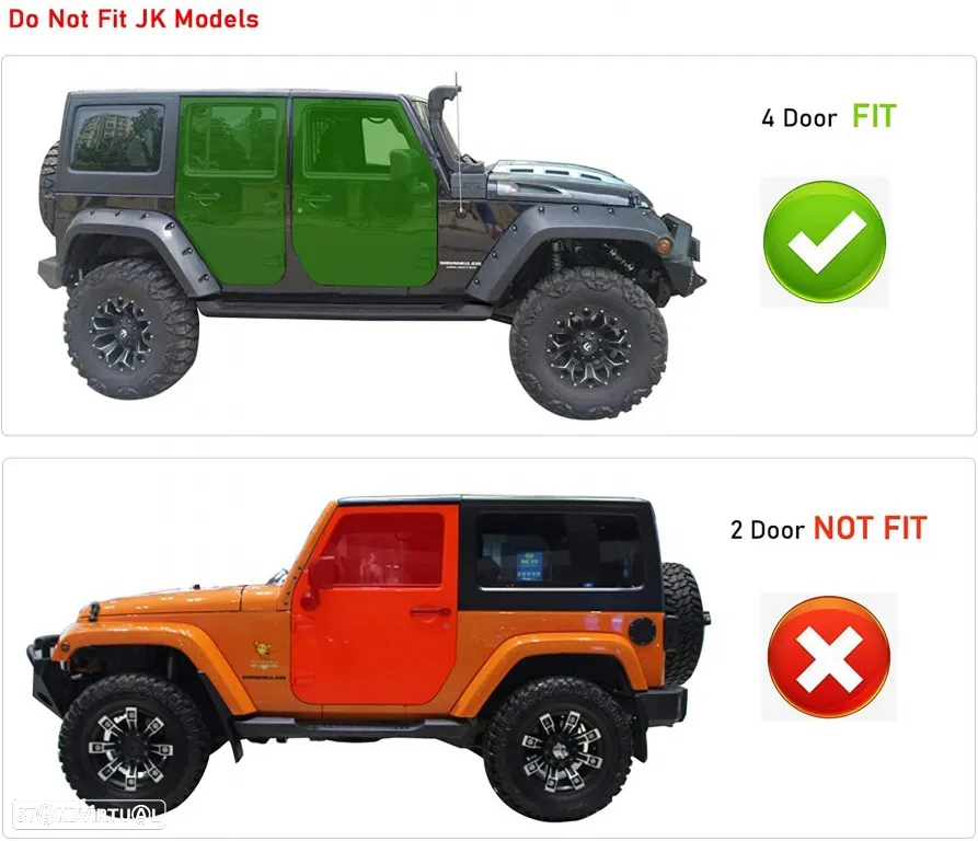 Estribos JEEP Wrangler JL (2018 a 2023) 4 Portas - 8