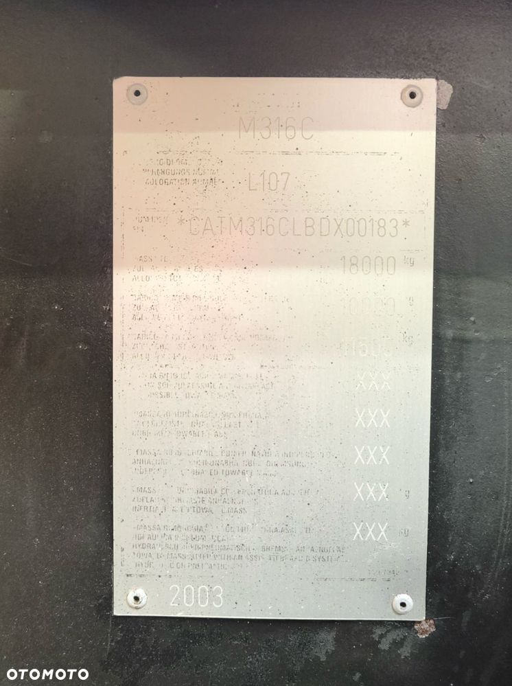 Caterpillar M316C - 6
