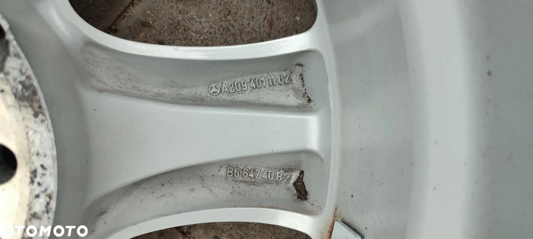 FELGI STOPNIOWANE  2094010102 7Jx16 CALI ET37 FELGI 5x112 MERCEDES 2094011102 8Jx16 CALI ET 32 W209 W203 - 10