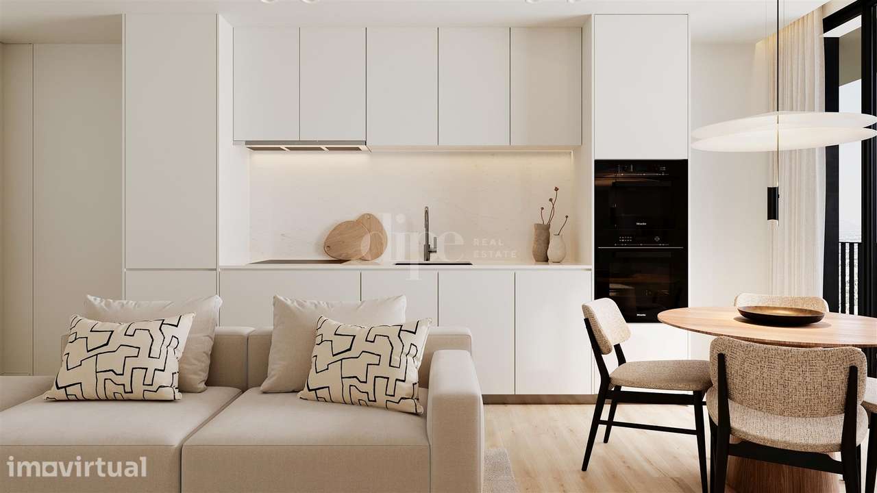 Apartamento T2 com amplo terraço, atualmente em construção - Grande imagem: 5/15