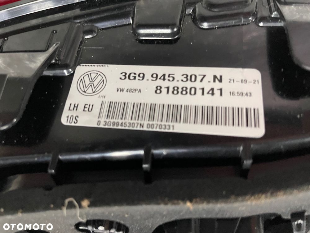 LAMPA TYŁ LEWA W KLAPĘ VOLKSWAGEN PASSAT B8 LIFT LED 3G9945307N - 8