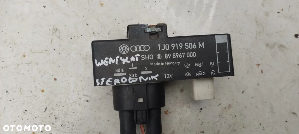 VW AUDI SEAT SKODA sterownik moduł wentylatorów  1J0919506M - 1