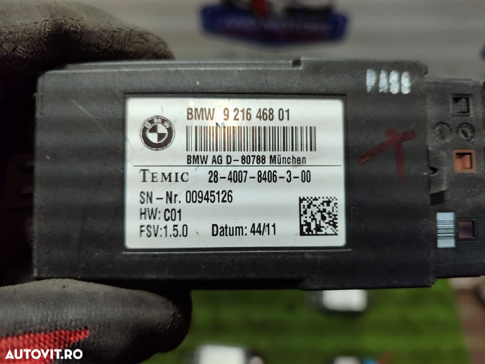 MODUL SCAUN + MODUL ANTENA ( 3 BUC.) + MODUL ALARMA ( 2 BUC.)  BMW SERIA 1 F20 118D SE 2.0 DIESEL 2012 / HATCHBACK 2011-2019 COD OEM 921646801 / 9230911 / 9226888 / 9269634 / 9181453 - 3