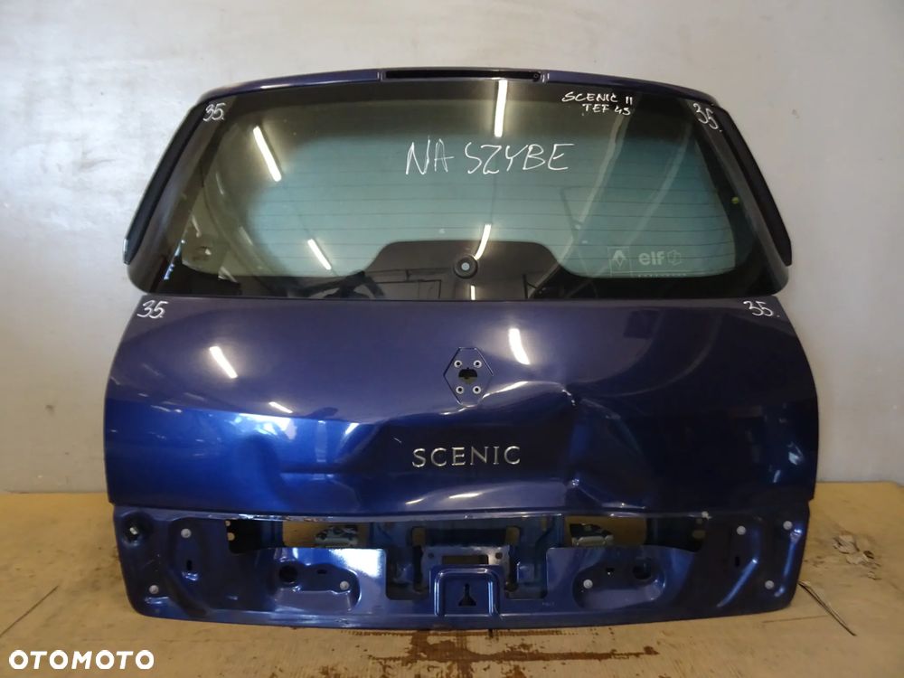 SZYBA KLAPY TYŁ TYLNA BAGAŻNIKA RENAULT SCENIC II LAK:TEF43 NR35 - 5