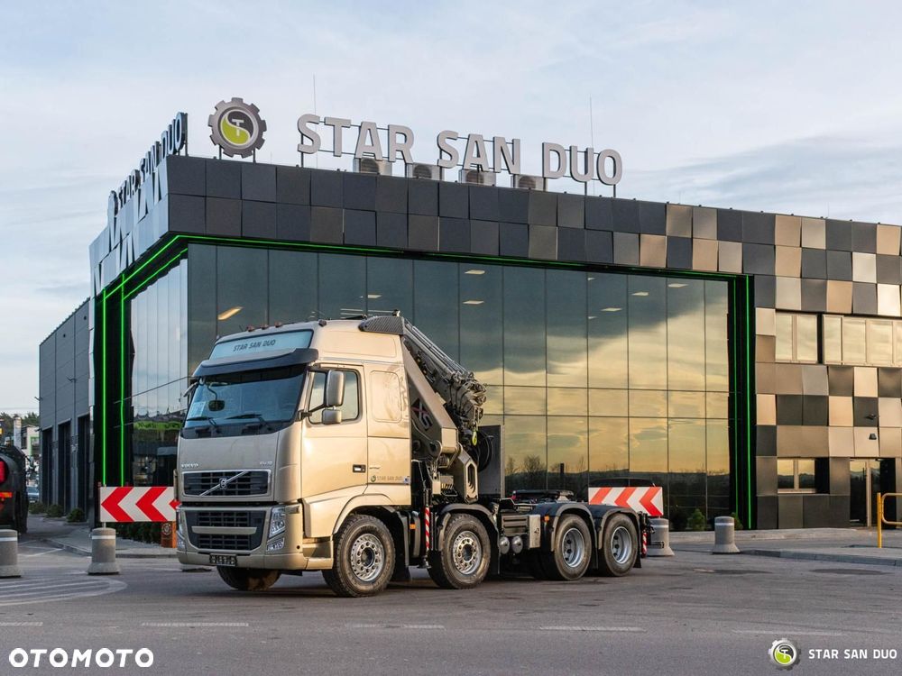 Volvo FH540 8x4 HIAB 477 E-6XS HDS Żuraw Fly Jib Wciągarka - 9