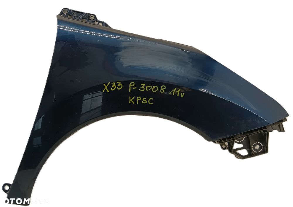 błotnik prawy przedni PEUGEOT 3008 09-13 KPSC - 1