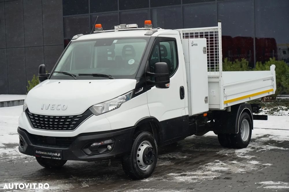 Iveco DAILY 70-180 / BASCULATOR SPATE 2.8 M / MTA: 7.0 T / BLOCARE PUNȚI / DUBLU / HI-MATIC - 12