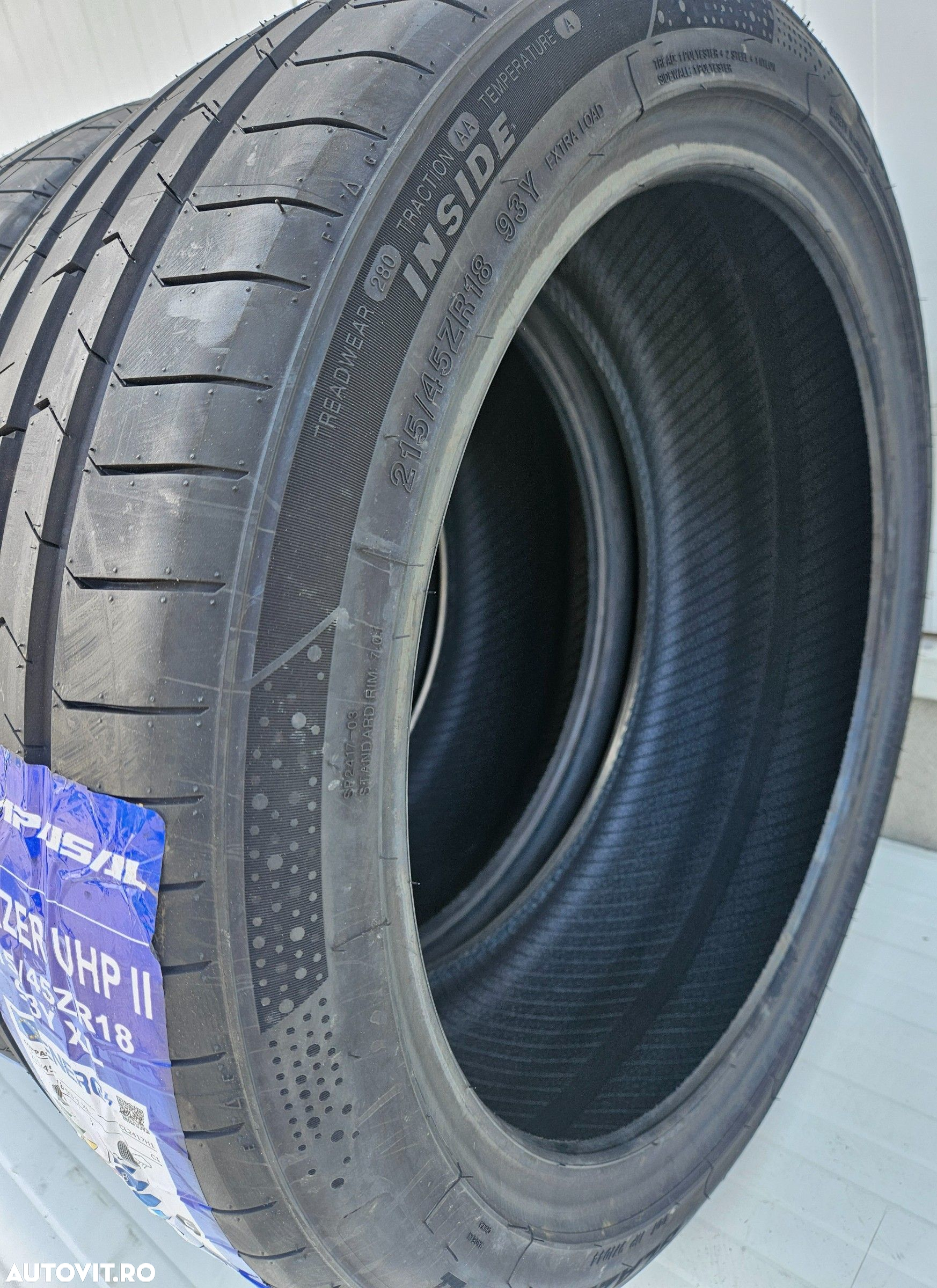 215/45 R18 93Y XL, COMPASAL, Anvelope vara, protectie janta - 4