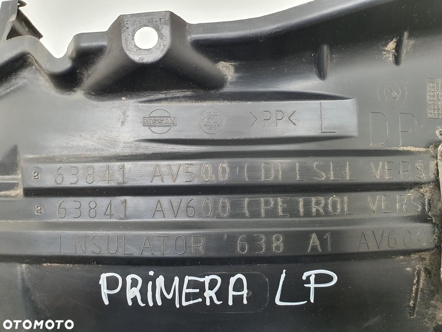 NADKOLE LEWY PRZÓD NISSAN PRIMERA P12 63841-AV600 - 4