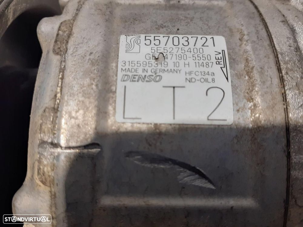 COMPRESSOR AR CONDICIONADO OPEL CORSA D 2007 -55703721 - 1