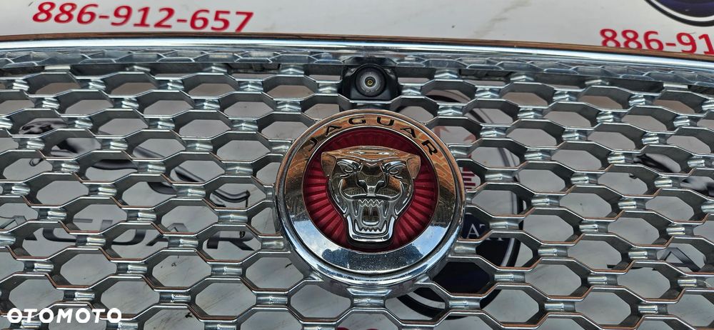 Jaguar XJ 351 LIFT 2016-2019 Atrapa zderzaka przedniego pod kamerę Grill Kamera Kratka środkowa  znaczek emblemat - 5