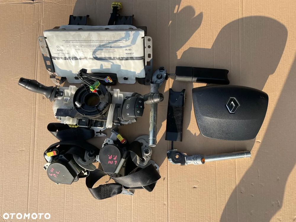 PODUSZKI PASY AIRBAG RENAULT LAGUNA III KOMPLET