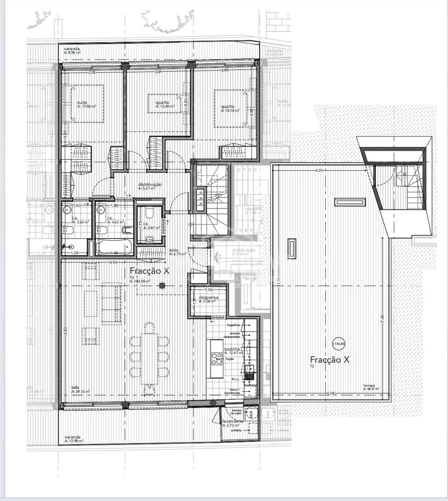 T3 PLAZA DOM HENRIQUE | TERRAÇO 58,47 M² | BOX 2 CARROS - Grande imagem: 2/9