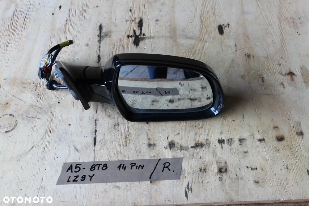 LUSTERKO PRAWE AUDI A5 SPORTBACK 10 PIN EUROPA LZ9Y 2014