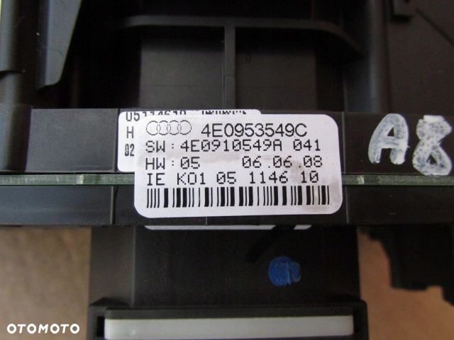Audi A8 D3 lift Manetka przełącznik zespolony pod kierownicę 4E0953549C - 6