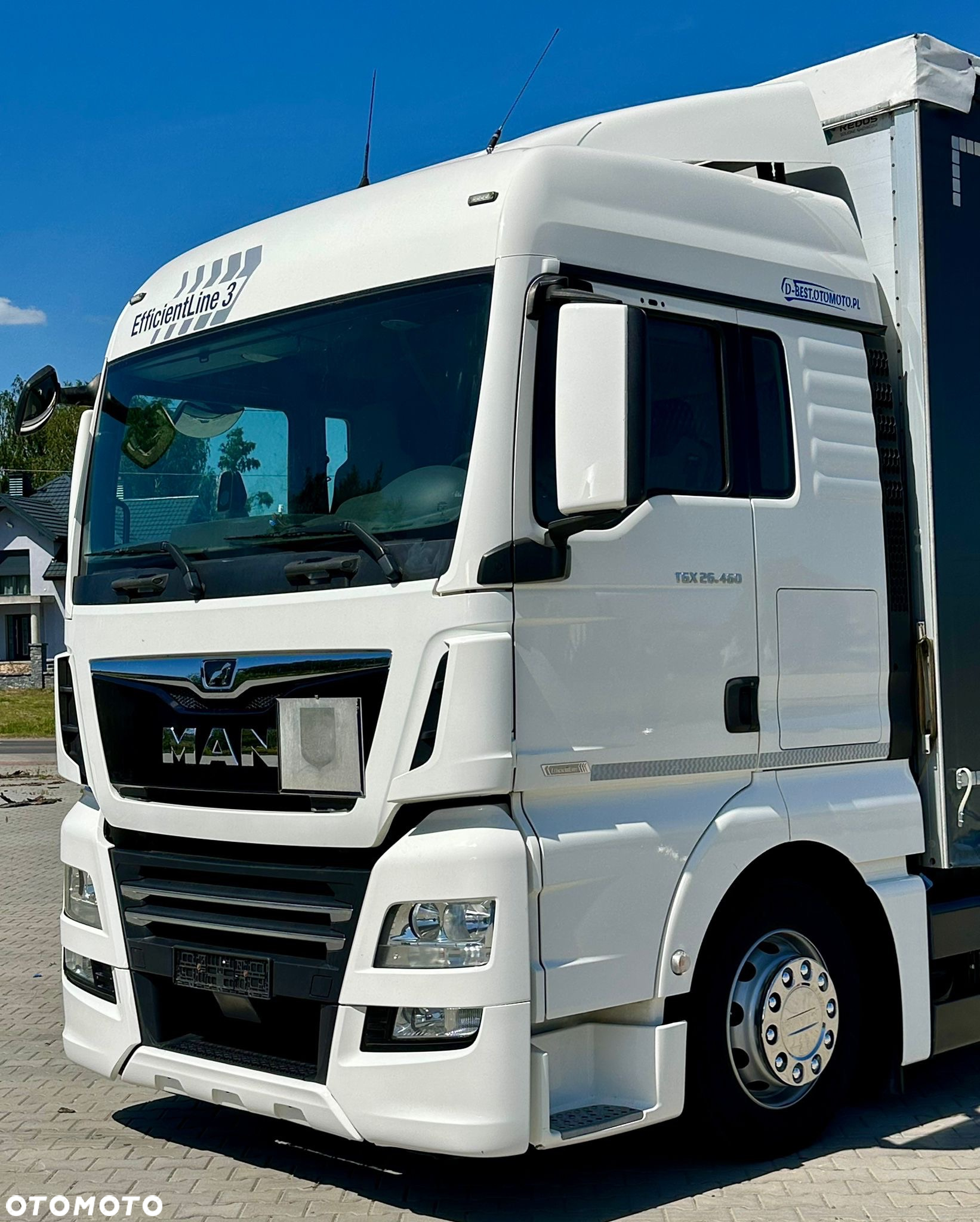 MAN TGX 26.460 / FIRANKA / 19 EUROPALET / 7.75 M / 6X2 / OŚ PODNOSZONA / AUTOMAT / NISKI PRZEBIEG / 2019 ROK - 7